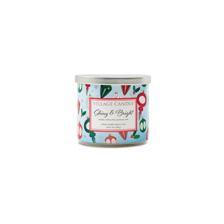 LUMINARY BOWL VILLAGE CANDLE SHINY & BRIGHT