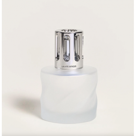 COFFRET LAMPE SPIRALE BLANCHE GIVRÉE VENT D'OCÉAN