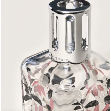 COFFRET LAMPE BERGER GLACON FEUILLES (parfum Zeste de verveine 250ml)