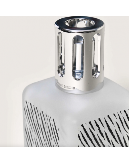 COFFRET LAMPE BERGER GLACON ZEBRA (parfum Terre sauvage 250ml)