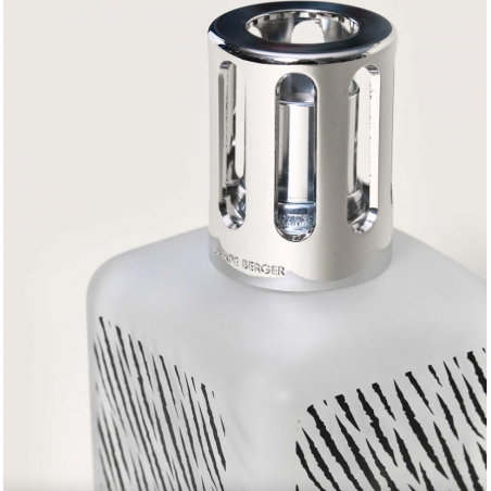 COFFRET LAMPE BERGER GLACON ZEBRA (parfum Terre sauvage 250ml)