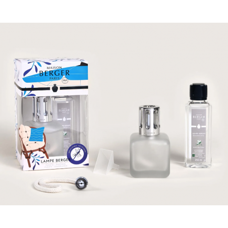 COFFRET LAMPE BERGER GLACON GIVRÉE ANTI MOUSTIQUE