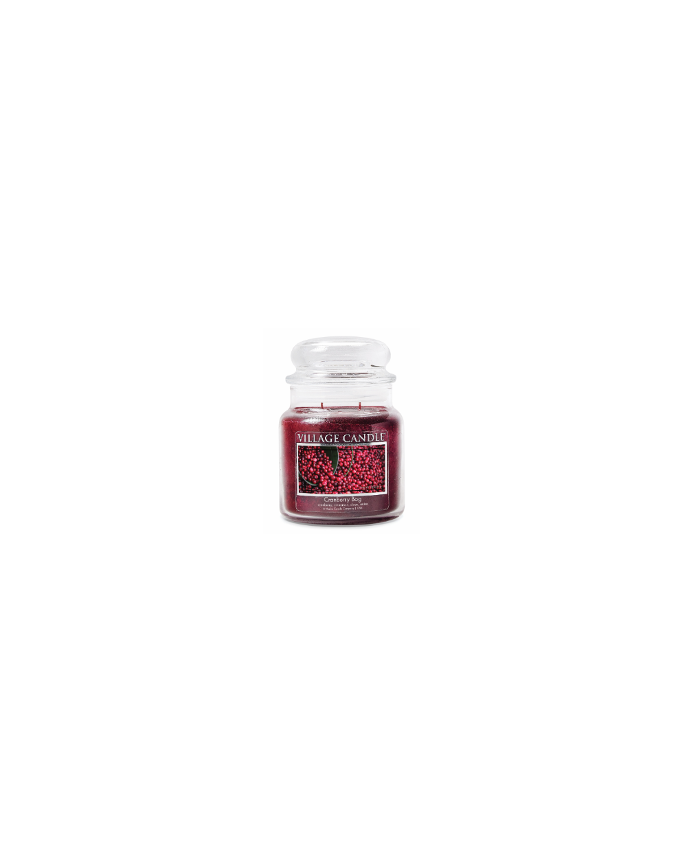 MOYENNE JARRE VILLAGE CANDLE CRANBERRY BOG