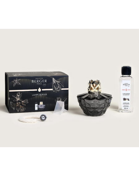 COFFRET LAMPE BERGER KALI Noire (avec Splendeur Vanillée 250ml)