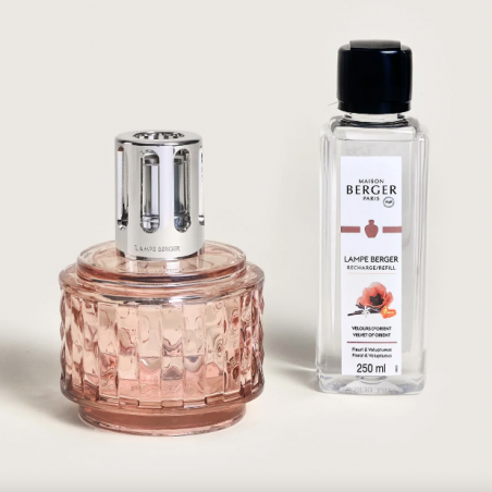 COFFRET LAMPE BERGER VARIATION NUDE (avec Velours d'orient 250ml)