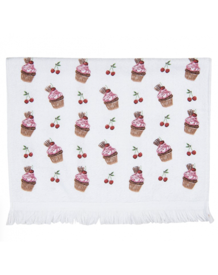 Serviette de cuisine Rectangle Cupcake 40x66cm