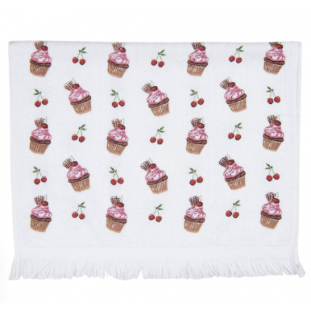 Serviette de cuisine Rectangle Cupcake 40x66cm