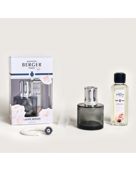 COFFRET LAMPE AROMA RELAX NOIRE