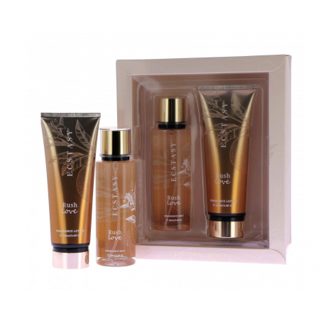 Coffret Corps parfumé Rush Love (brume + crème)