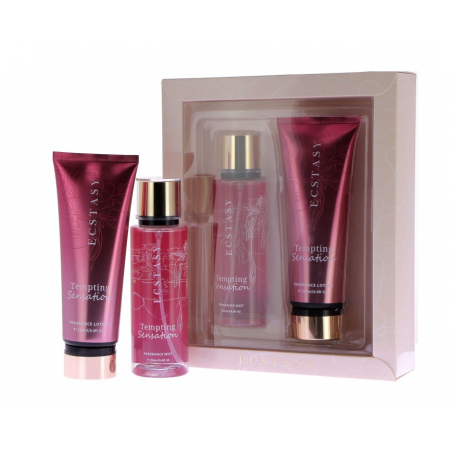 Coffret Corps parfumé Tempting Sensation (brume + crème)