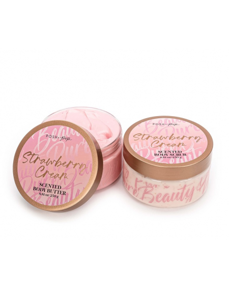 Coffret Cosmétique Corps Strawberry Cream