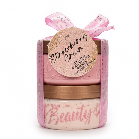 Coffret Cosmétique Corps Strawberry Cream