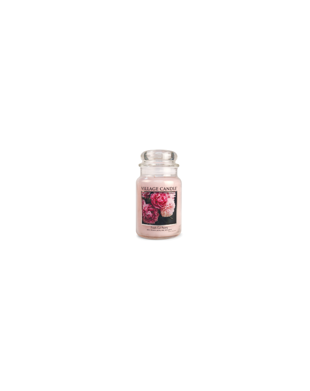 GRANDE JARRE VILLAGE CANDLE FRESH CUT PEONY