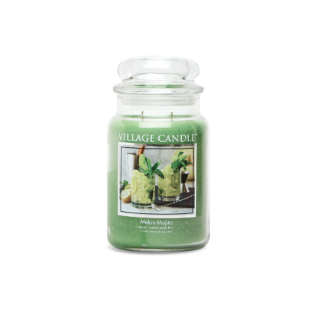 GRANDE JARRE VILLAGE CANDLE MELON MOJITO