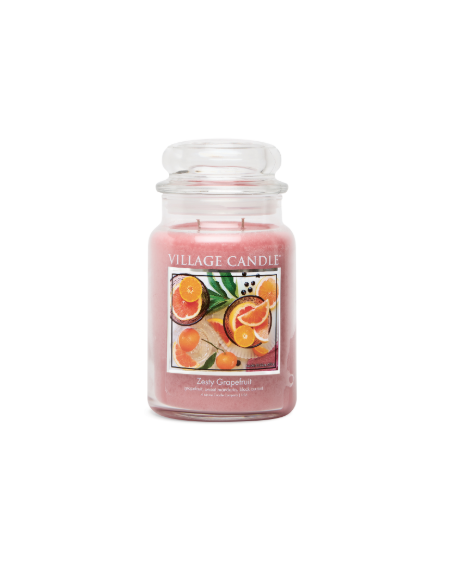 GRANDE JARRE VILLAGE CANDLE ZESTY GRAPEFRUIT