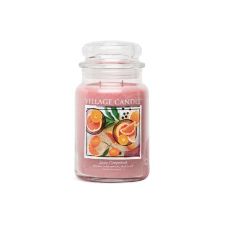 GRANDE JARRE VILLAGE CANDLE ZESTY GRAPEFRUIT