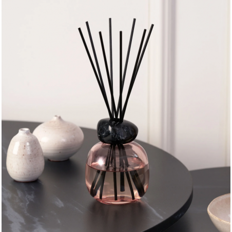 BOUQUET MINERAL Rose/noir Liliflora Berger