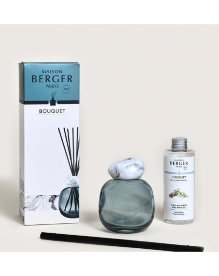 BOUQUET MINERAL Bleu/blanc Thé Blanc pureté Berger
