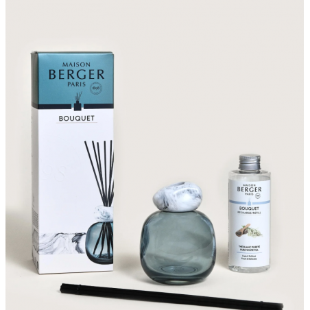 BOUQUET MINERAL Bleu/blanc Thé Blanc pureté Berger