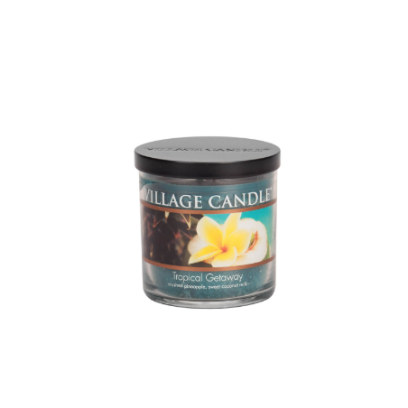 TUMBLER JARRE SMALL VILLAGE CANDLE TROPICAL GETAWAY