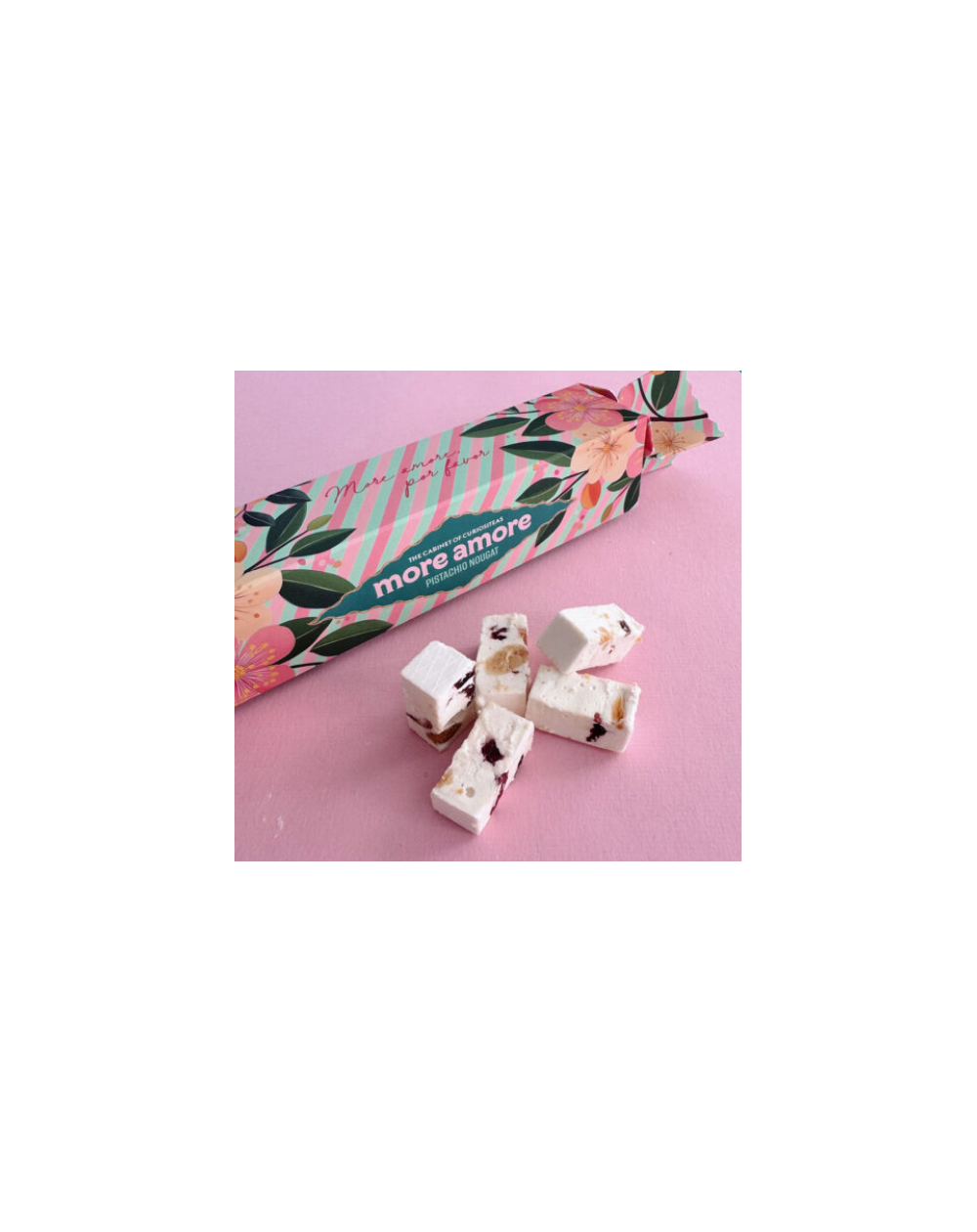 Plus d'amour ! Nougat à la pistache Curiositeas