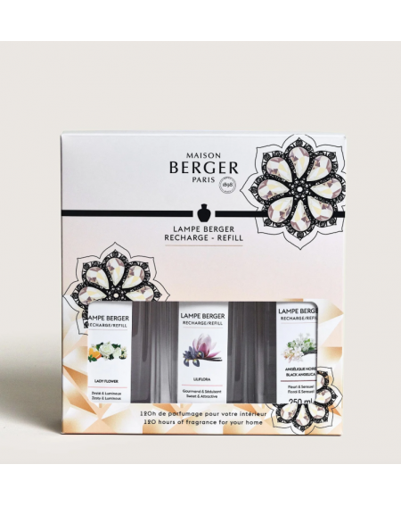 Coffret 3 recharges lamper berger 250ml Triopack ETERNITY