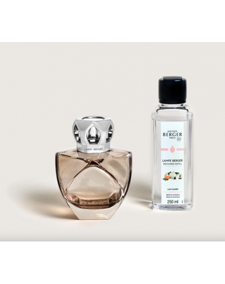 COFFRET LAMPE BERGER ETERNITY Nude (avec Lady Flower 250ml)