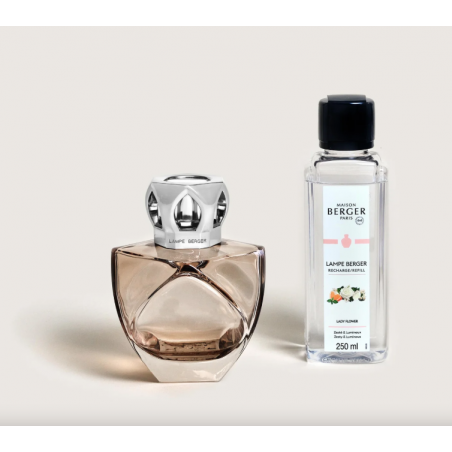 COFFRET LAMPE BERGER ETERNITY Nude (avec Lady Flower 250ml)