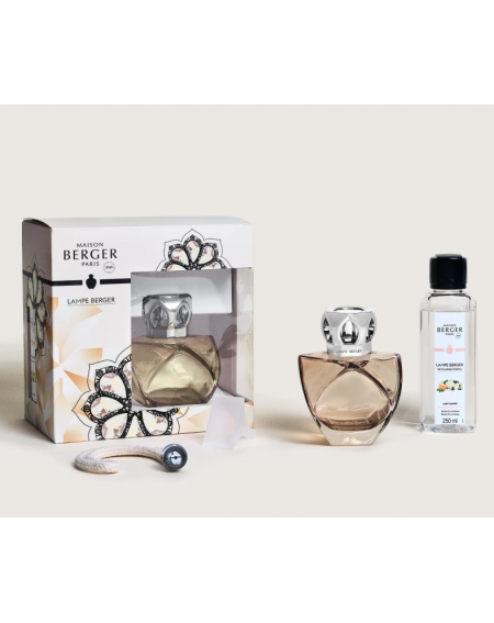 COFFRET LAMPE BERGER ETERNITY Nude (avec Lady Flower 250ml)
