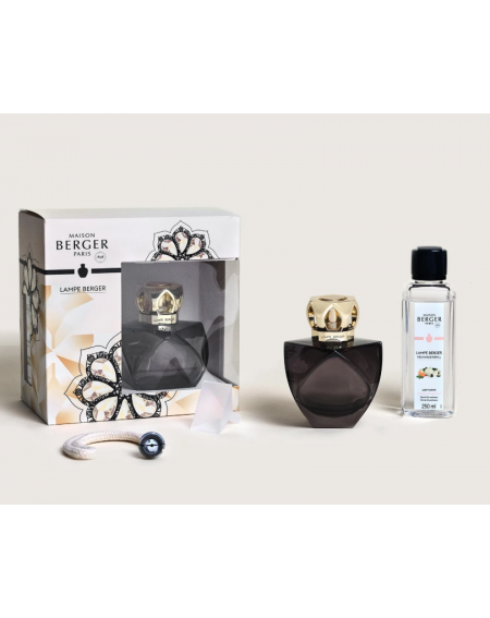 COFFRET LAMPE BERGER ETERNITY Noire (avec Lady Flower 250ml)