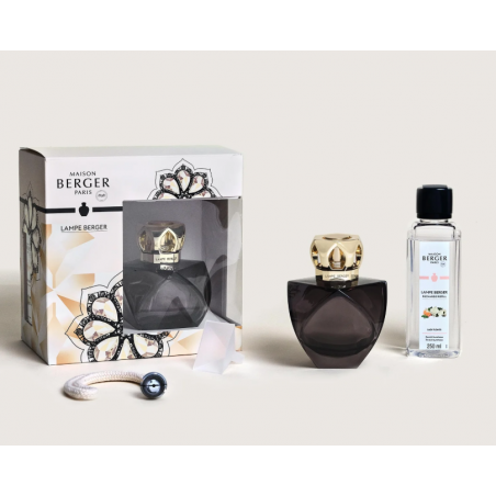 COFFRET LAMPE BERGER ETERNITY Noire (avec Lady Flower 250ml)