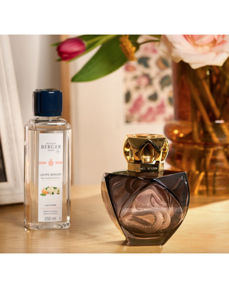 COFFRET LAMPE BERGER ETERNITY Noire (avec Lady Flower 250ml)