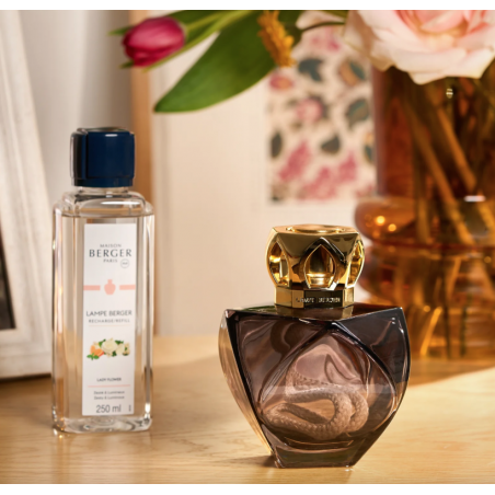 COFFRET LAMPE BERGER ETERNITY Noire (avec Lady Flower 250ml)