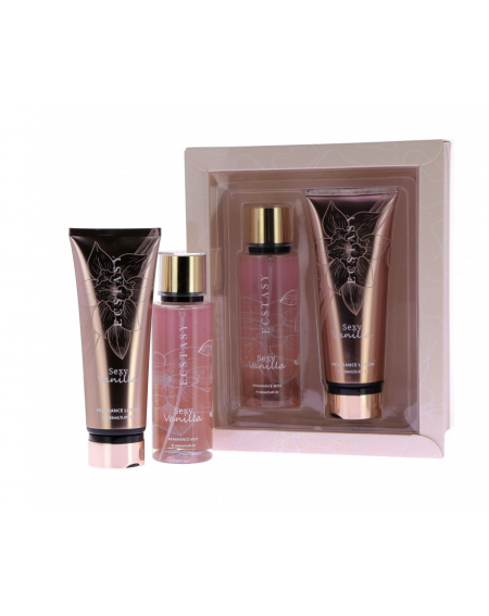 Coffret Corps parfumé Sexy Vanilla (brume + crème)